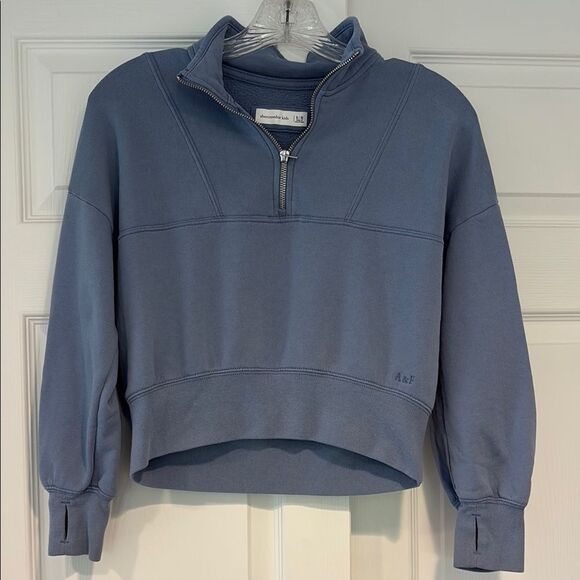abercrombie kids Other - Abercrombie Kids Long Sleeve Girls 1/4 Zip Sweatshirt Size 9/10